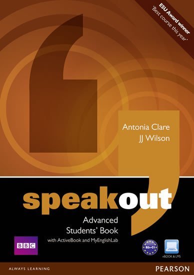 Levně Speakout Advanced Students´ Book with DVD/Active Book/MyEnglishLab Pack - J. J. Wilson