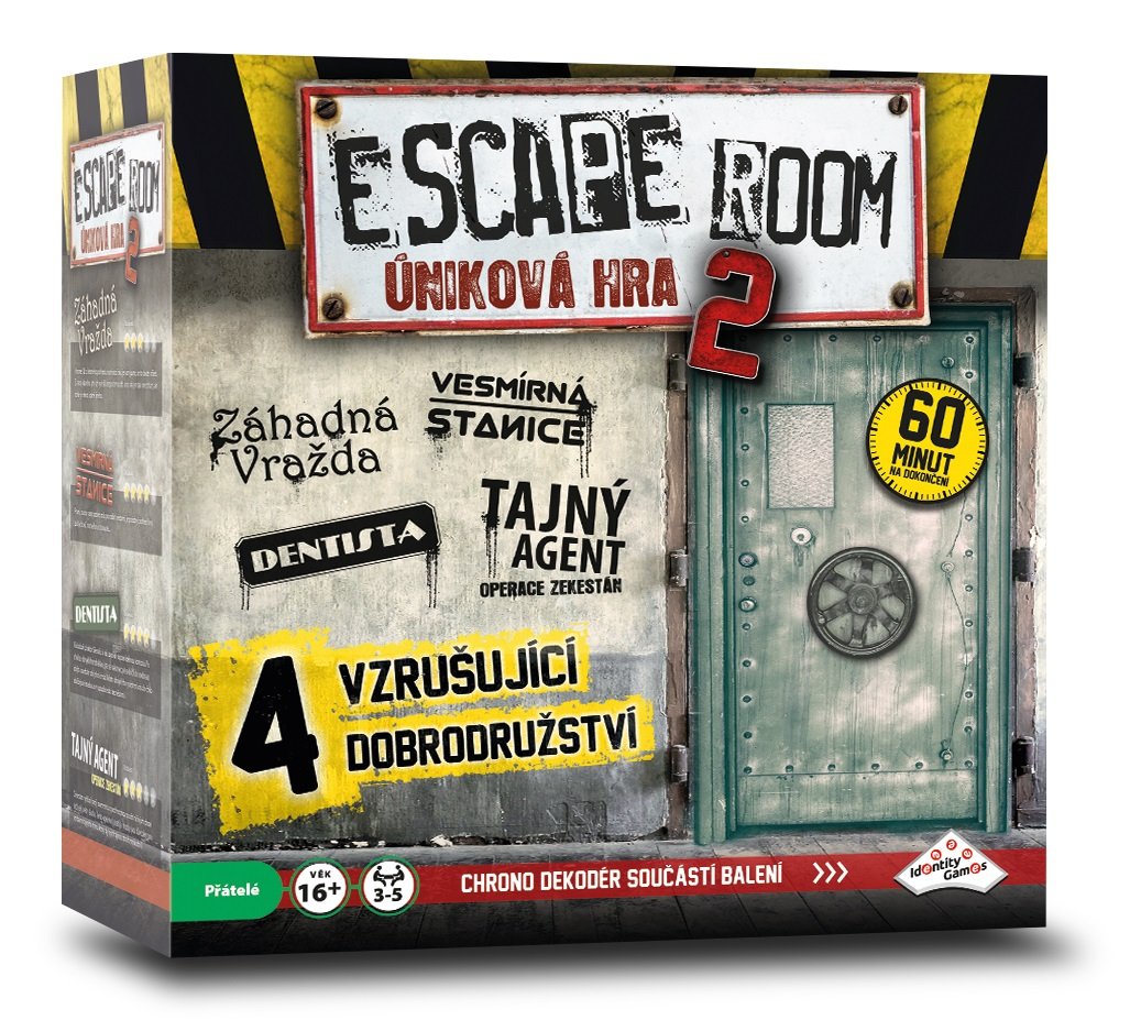 Levně Escape Room - Úniková hra - 4 scénáře