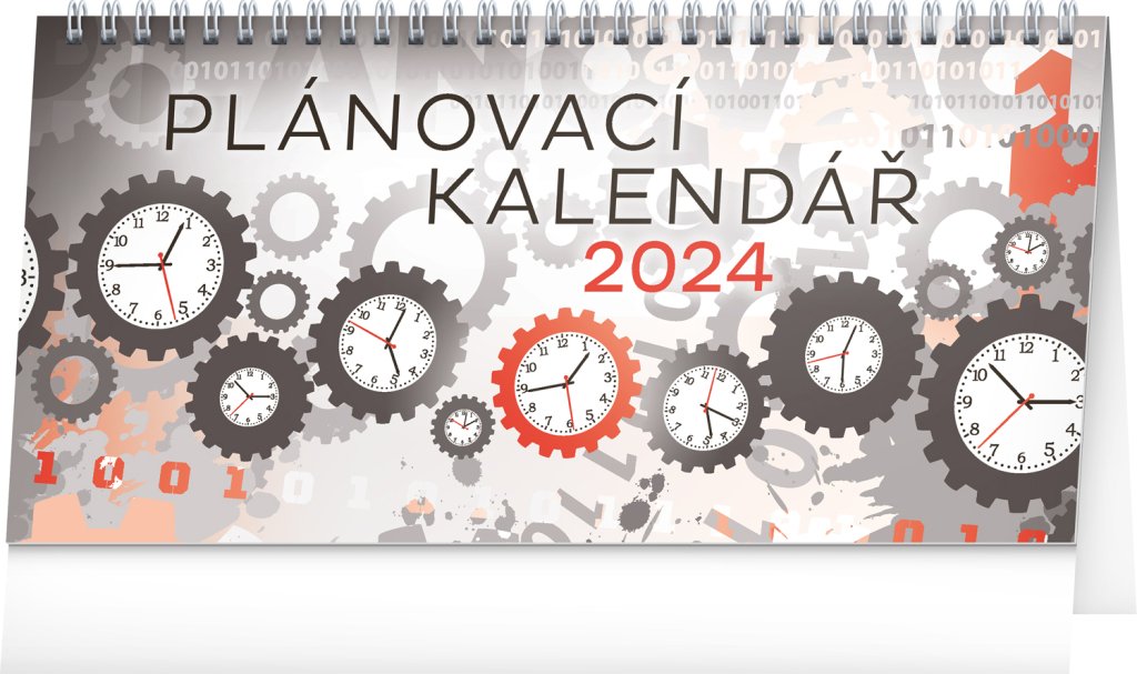 Levně Kalendář 2024 stolní: Plánovací, 25 × 12,5 cm