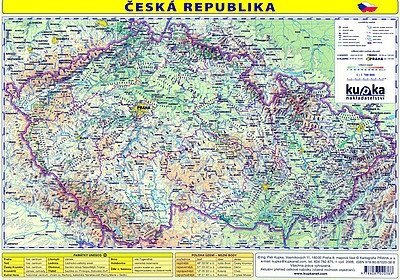 Česká republika - mapa A4 lamino - Petr Kupka
