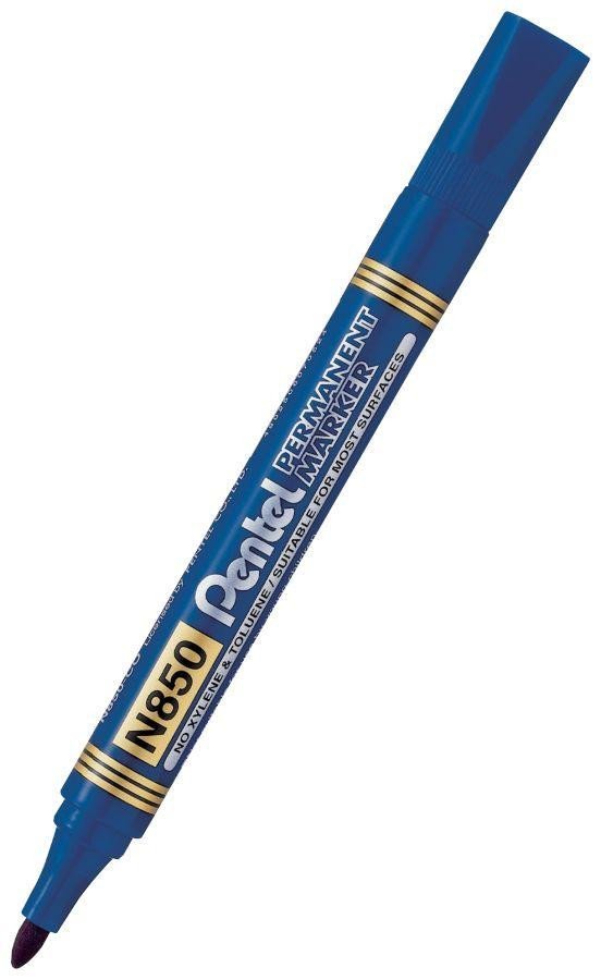Levně Popisovač Pentel Permanentní N850 - modrý 4,2 mm
