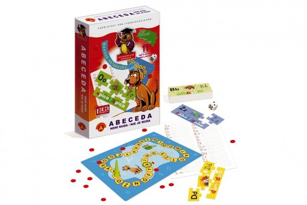 Levně Abeceda není nuda společenská vzdělávací hra v krabici 19x29x4cm