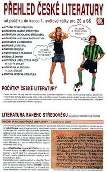 Levně Přehled české literatury - Od počátku do konce 1. světové války pro ZŠ a SŠ - Dagmar Bradáčová