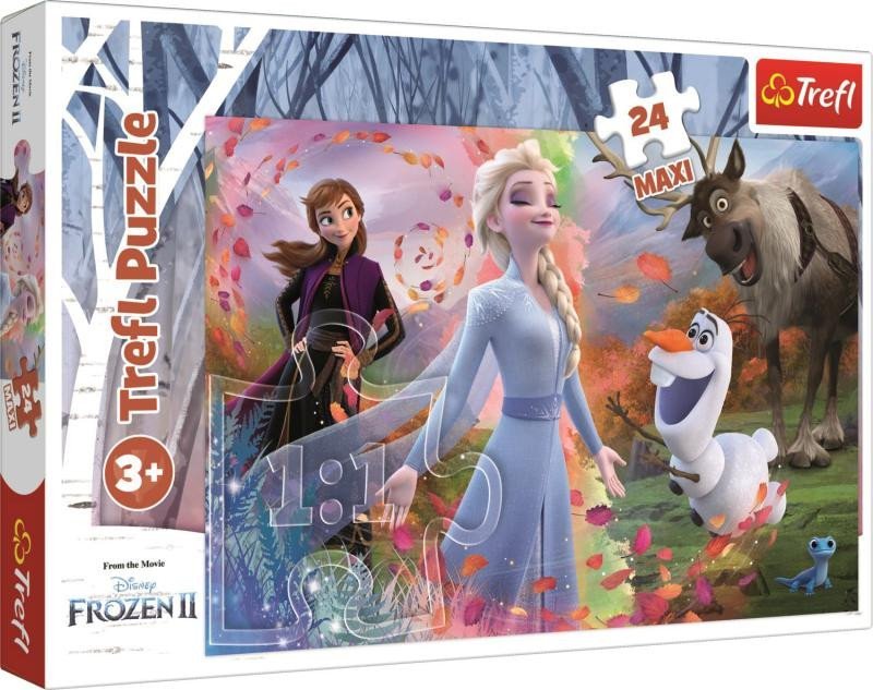 Trefl Puzzle Frozen - Hledání dobrodružství / 24 dílků MAXI