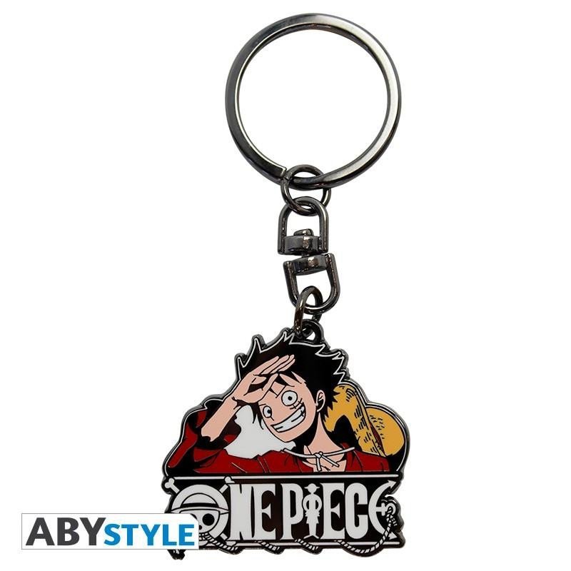 Levně One Piece Klíčenka kovová - Luffy New World