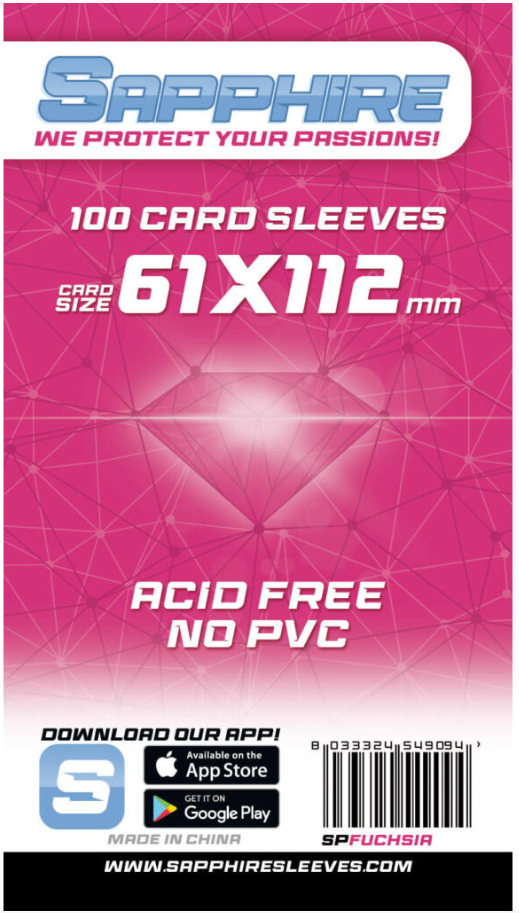 Levně Sapphire Fuchsia - 100x (61x112mm)