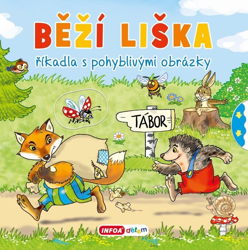 Levně Běží liška - Říkadla s pohyblivými obrázky