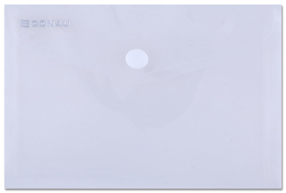 Levně DONAU obálka s drukem průhledná, A6, PP, transparentní - 10ks