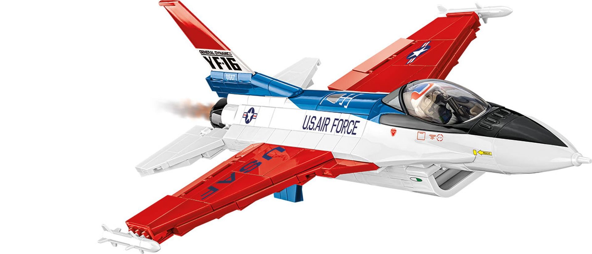 Levně COBI 5892 Armed Forces F-16® (YF-16) First Flight 1974, 1:48, 375 k, 1 f