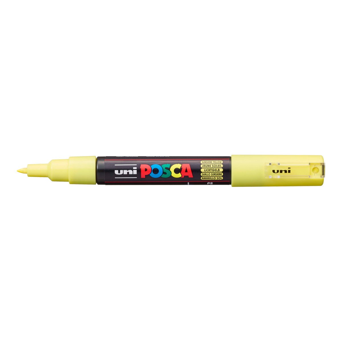 Levně Posca akrylový popisovač PC-1M, 0,7 - 1 mm, pastelově žlutá (s extra tenkým hrotem)