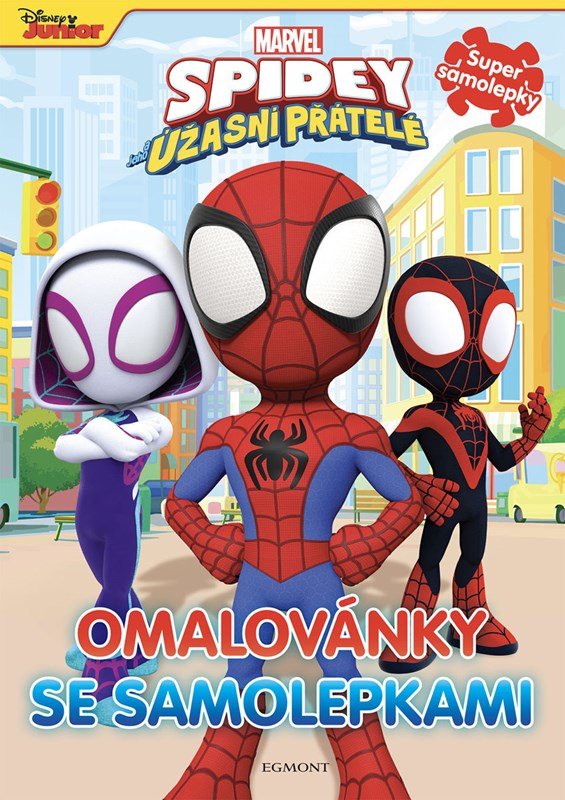 Levně Spidey úžasní přátelé - Omalovánky se samolepkami - Kolektiv