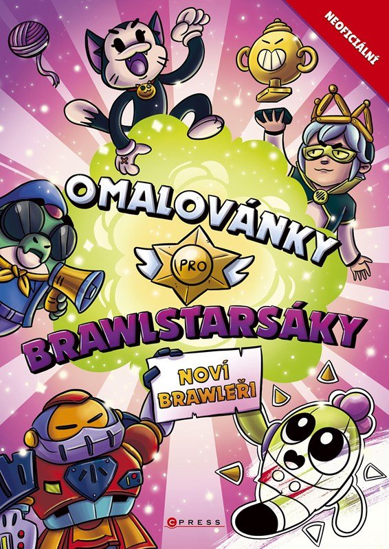 Levně Omalovánky pro Brawlstarsáky Noví brawleři - Pavla Filip Navrátilová