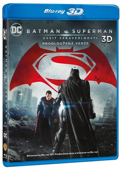 Levně Batman vs. Superman: Úsvit spravedlnosti 3BD (3D+2D+2D prodloužená verze)