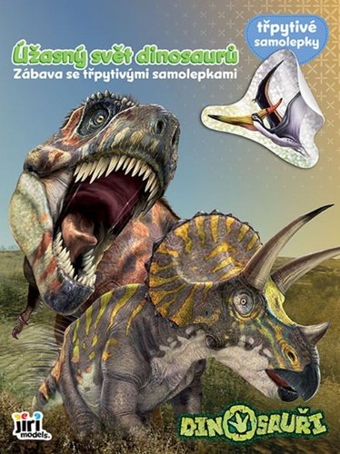 Levně Zábava se třpytivými samolepkami Dinosauři