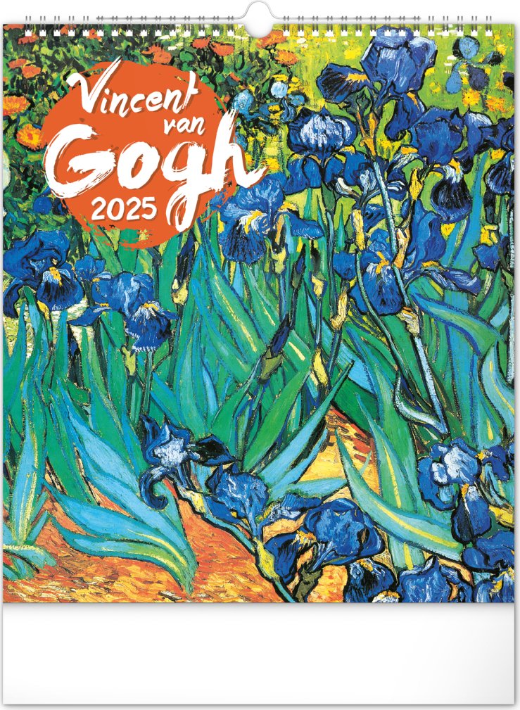 Levně Kalendář 2025 nástěnný: Vincent van Gogh, 30 × 34 cm