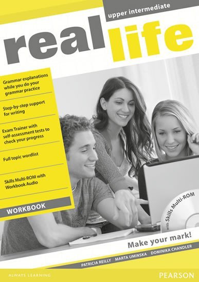 Levně Real Life Upper Intermediate Workbook w/ Multi-Rom Pack - Patricia Reilly
