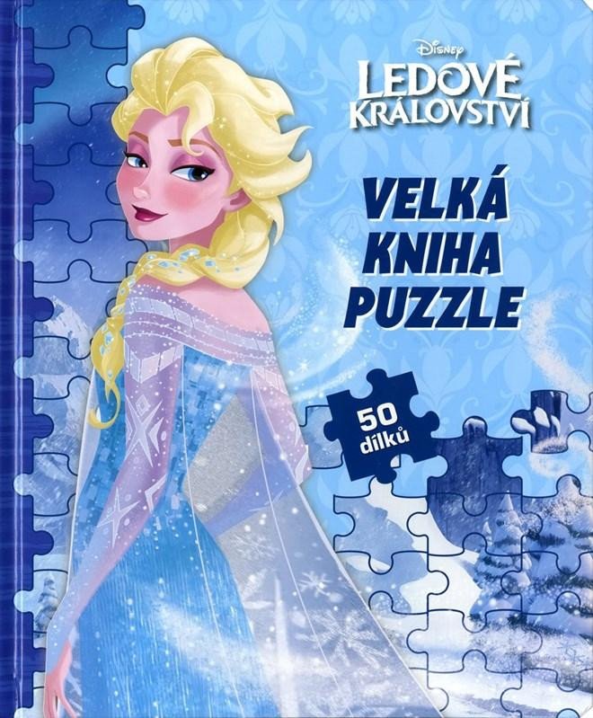 Levně Ledové království - Velká kniha puzzle 50 dílků - kolektiv