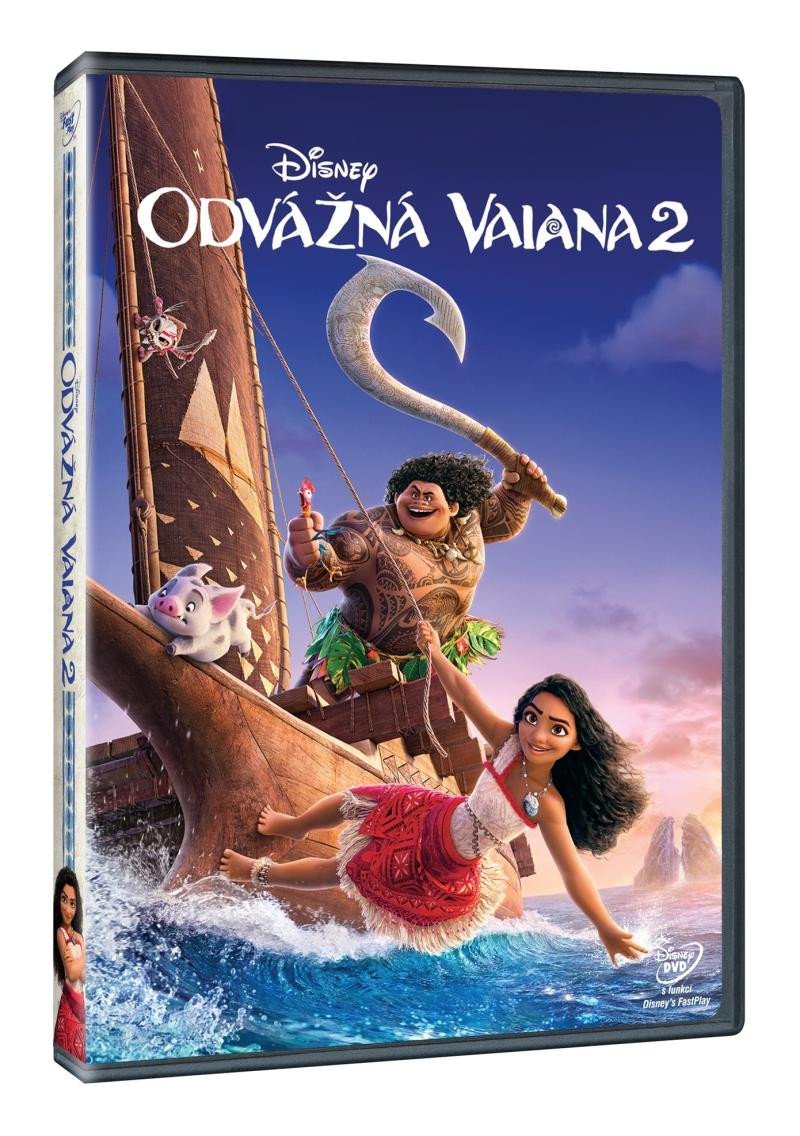 Levně Odvážná Vaiana 2 DVD