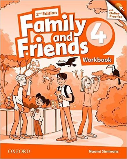 Levně Family and Friends 4 Workbook with Online Skills Practice (2nd) - Naomi Simmons