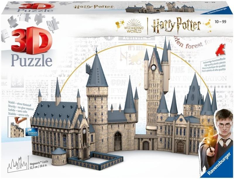 Ravensburger Puzzle 3D Harry Potter: Bradavice - Velká síň a Astronomická věž 1245 dílků
