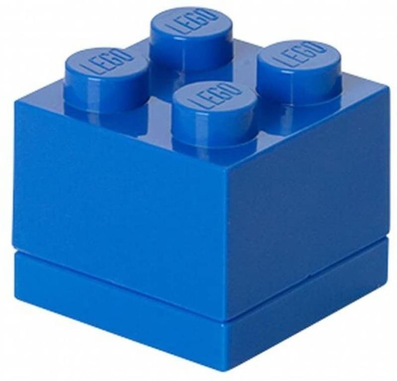 Levně Úložný box LEGO Mini 4 - modrý