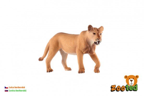 Levně Lev berberský lvice zooted plast 12cm v sáčku