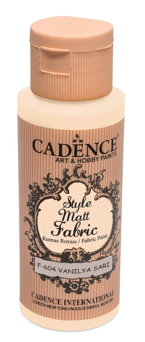 Levně Textilní barva Cadence Style Matt Fabric - vanilková / 50 ml