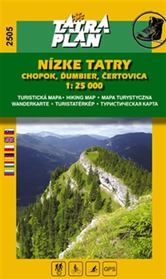 Levně Nízke Tatry - Chopok, Ďumbier, Čertovica 1:25 000