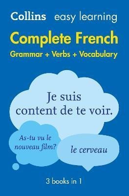 Levně Easy Learning French Complete Grammar, Verbs and Vocabulary (3 books in 1): Trusted support for learning (Collins Easy Learning) - Dictionaries Collins