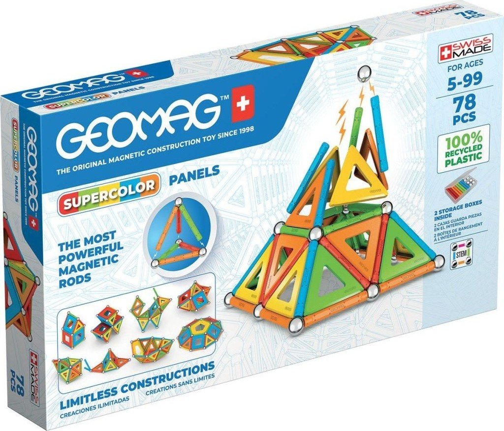 Geomag Supercolor - Panels 78 dílků - Geomag