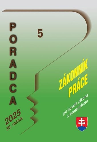 Levně Poradca 5/2025 Zákonník práce Zákon s komentárom