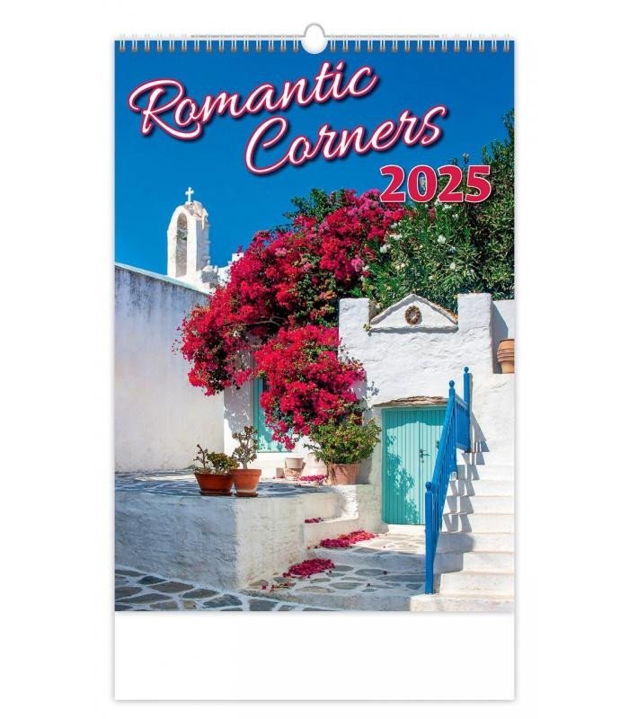 Levně Kalendář nástěnný 2025 - Romantic Corners