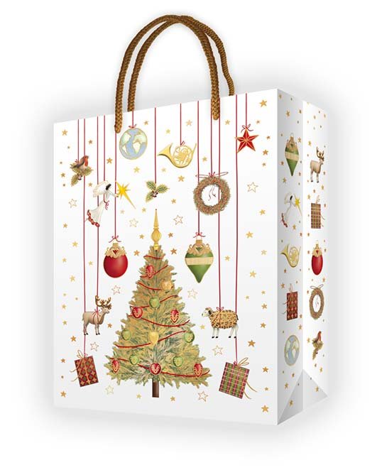 Levně QUIRE PUBLISHING Dárková taška S 8266 QP - vánoční