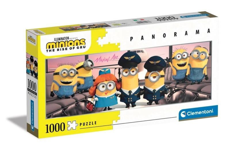 Levně Puzzle panorama Mimoňové 1000 dílků