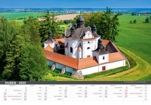 Levně Česko mezi oblaky 2025 - nástěnný kalendář