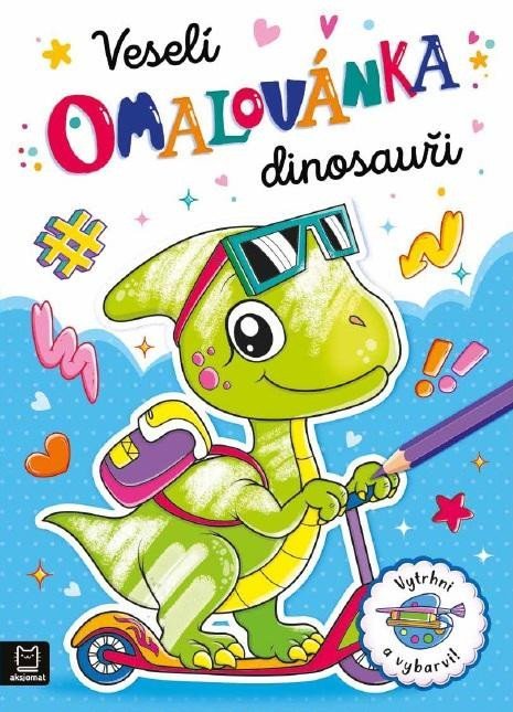 Omalovánka Veselí dinosauři - Marzena Ćwik; Agnieszka Bator