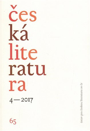 Levně Česká literatura 4/2017