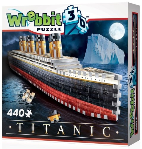 Levně Puzzle 3D Titanic 440 dílků