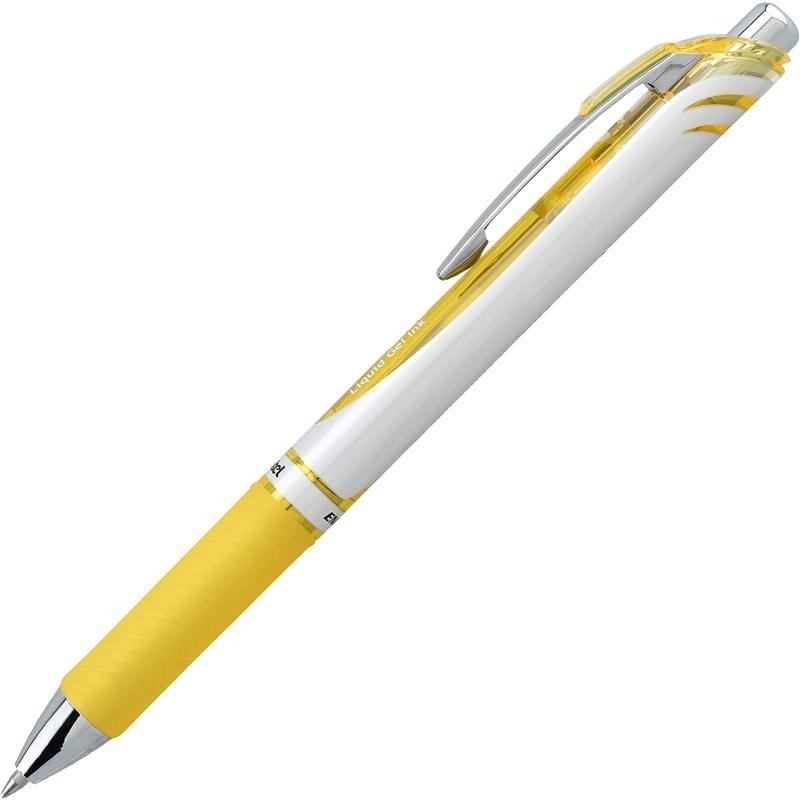 Levně Pero gelové Pentel EnerGel BL77 - žluté 0,7mm