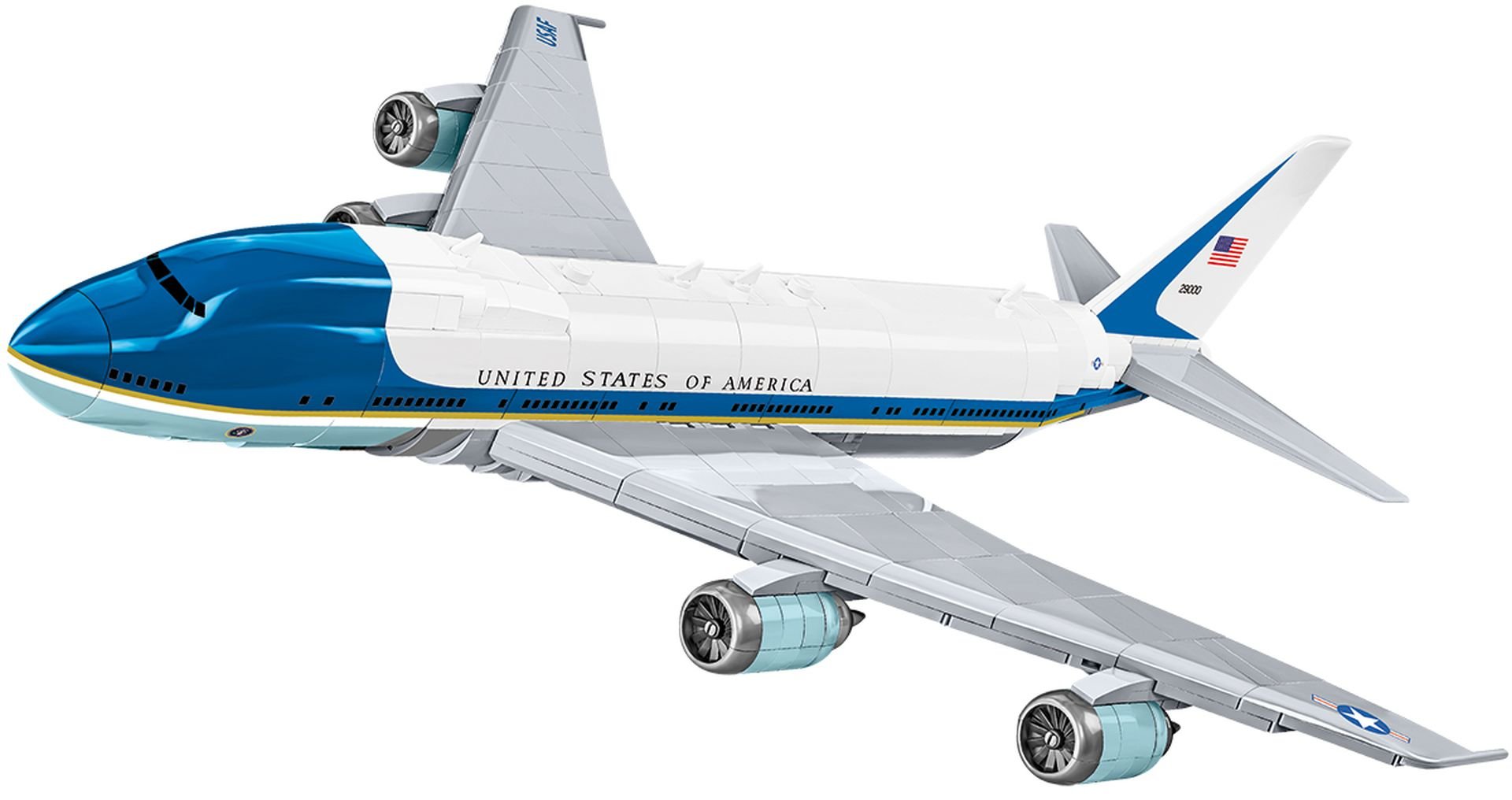 Levně COBI 26610 Boeing 747 Air Force One, 1:144, 1087 k