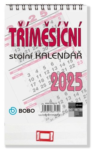 Levně Tříměsíční kalendář 2025 - stolní kalendář