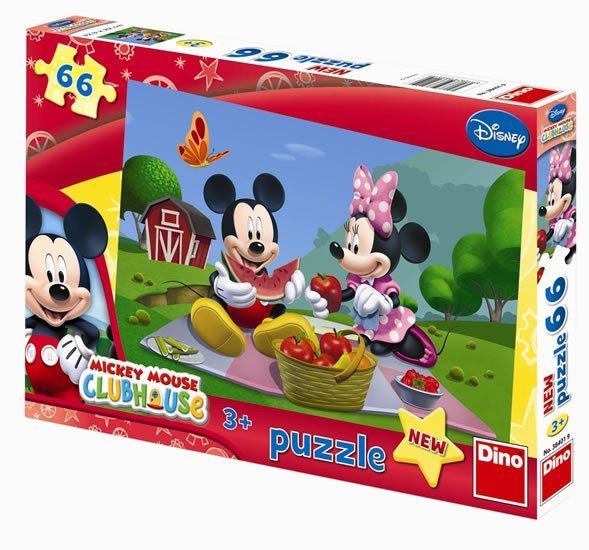 Levně Mickey Mouse na pikniku - puzzle 66 dílk