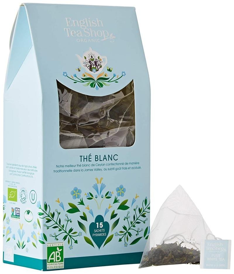 Levně English Tea Shop Čaj bílý čistý bio, 15 pyramidek