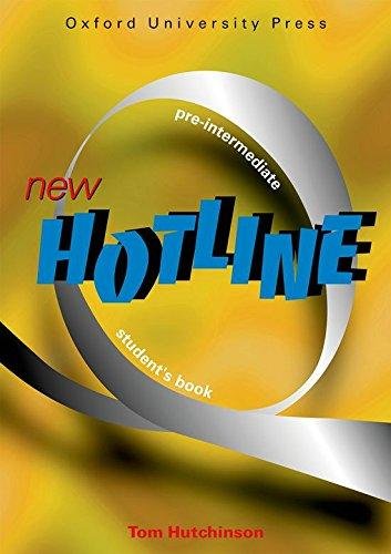 Levně New hotline Pre-intermediate Student´s book - Tom Hutchinson