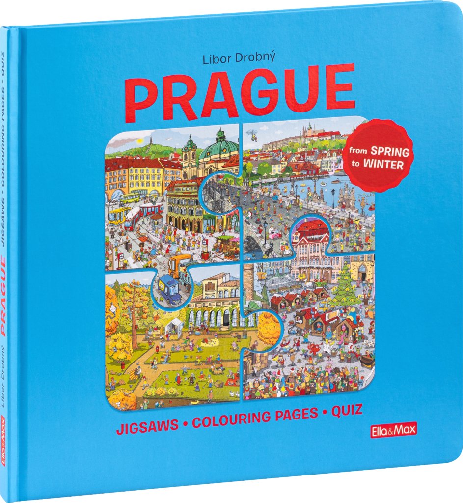 Levně PRAGUE - Puzzles, Colouring, Quizzes - Libor Drobný