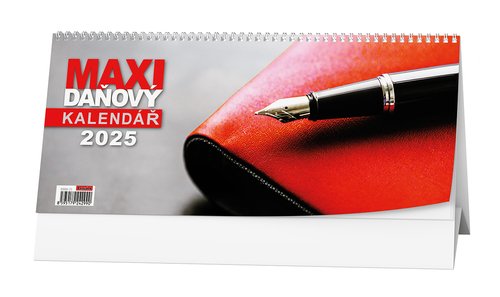 Levně MAXI daňový kalendář 2025 - stolní kalendář