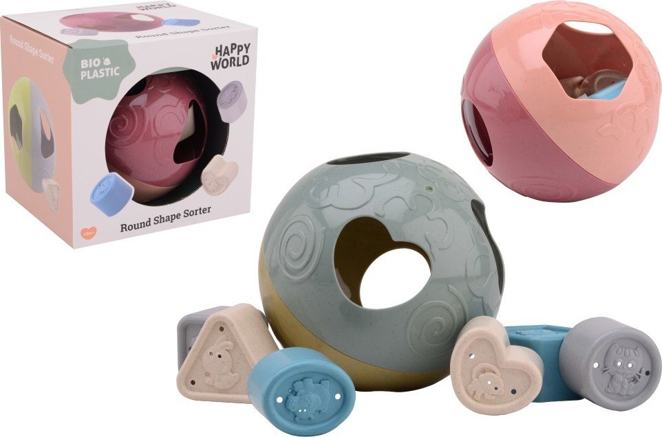 Product detail of Vkládačka koule Happy World bio plastic  - Johntoy