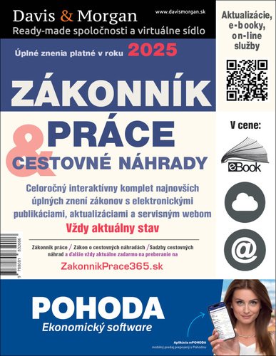 Levně Zákonník práce a Cestovné náhrady 2025