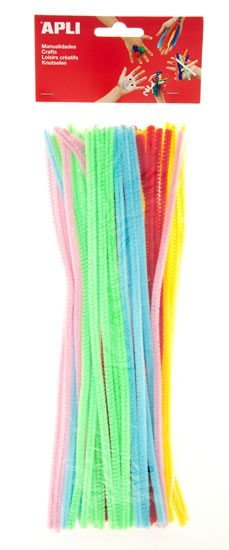 Levně APLI modelovací drátky Bright 30 cm - mix neonových barev 50 ks