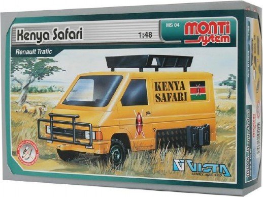 Stavebnice Monti System MS 04 Kenya Safari Renault Trafic 1:48 v krabici 22x15x6cm